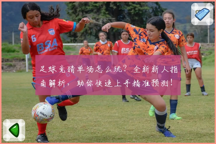 足球竞猜单场怎么玩？全新新人指南解析，助你快速上手精准预测！